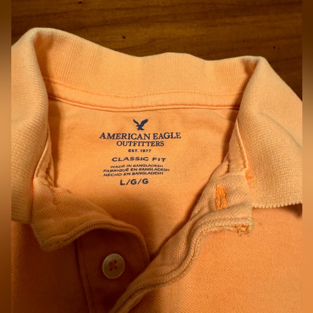 Mens American Eagle Classic Fit Large Polo - Picture 3 of 3